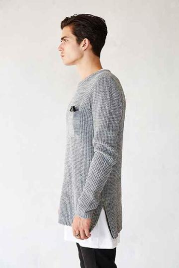 The Narrows Side-zip Waffle Sweater