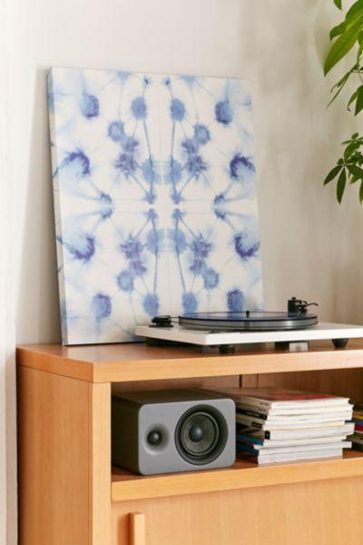 Deny Designs Jacqueline Maldonado For Deny Mirror Dye Blue Canvas Wall Art