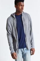 Alternative Drop-tail Zip-up Hooded Sweatshirt
