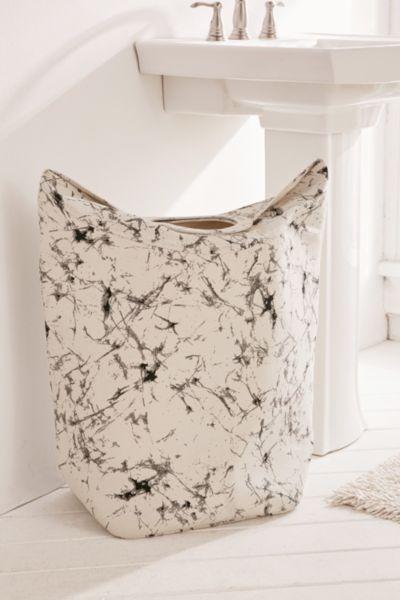 Urban Outfitters Batik Crackle Standing Laundry Bag Hamper