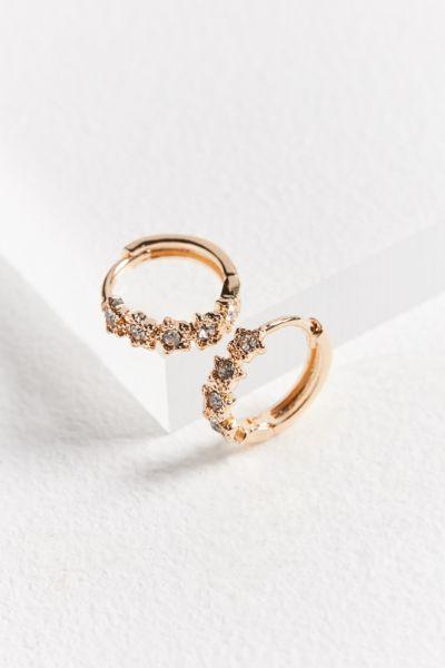 Urban Outfitters 18k Gold + Sterling Silver Plated Huggie Hoop Earring