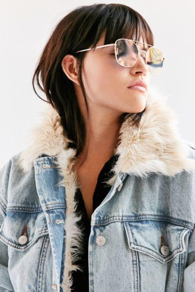 Urban Outfitters Sunset Metal Aviator Sunglasses