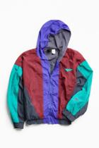 Urban Outfitters Vintage Nike Spliced Crimson '90s Prep Sport Windbreaker Jacket