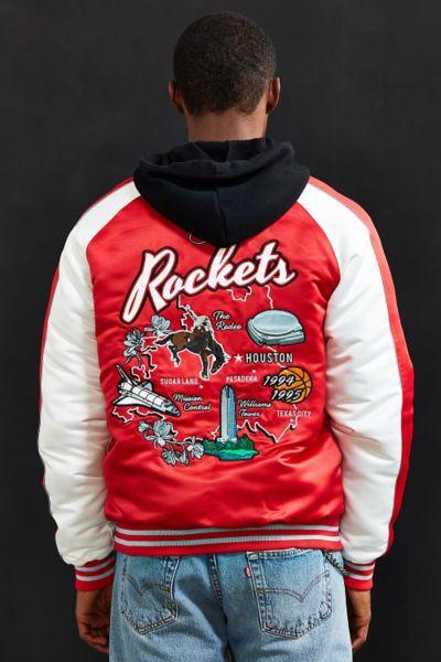 Urban Outfitters Starter X Uo Nba Houston Rockets Souvenir Jacket