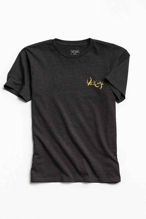 Urban Outfitters Welcome Goodbye Horses Tee,charcoal,xl