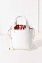 Urban Outfitters Silence + Noise Elbow Bucket Bag,red/white,one Size