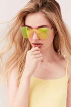Urban Outfitters Aria Rimless Cat-eye Sunglasses,pink,one Size