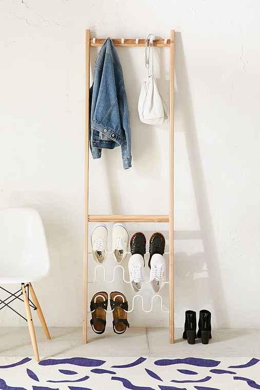 Urban Outfitters Leanera Leaning Shoe Storage,light Brown,one Size