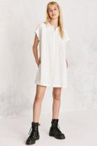 Urban Outfitters Cooperative Peyton Poplin Button-down Shirt Mini Dress