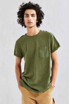 Urban Outfitters Heavy Roll Sleeve Tee,light Brown,l