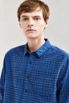 Urban Outfitters Uo Flecked Small Check Flannel Button-down Shirt