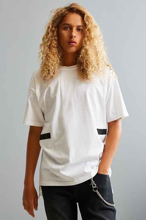 Urban Outfitters Uo Ricardo Taped Tee,white,m