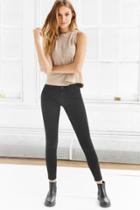Urban Outfitters Bdg Twig Mid-rise Skinny Jean - Black