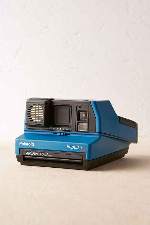 Urban Outfitters Impossible Project Blue Impulse Rare Polaroid  Camera,blue,one Size | LookMazing