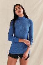 Urban Outfitters Vintage Blue Ribbed Tunic Top