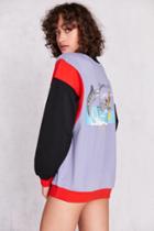 Urban Outfitters Adidas Originals + Uo Florida Colorblock Pullover Sweatshirt