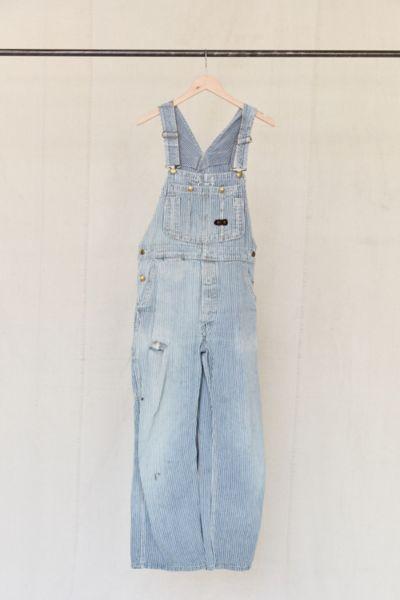 Urban Outfitters Vintage Big Mac Railroad Stripe Denim Overall