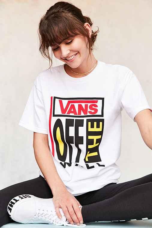 Urban Outfitters Vans & Uo Old Skool Tee,white,xs