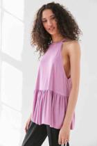 Urban Outfitters Kimchi Blue Moonchild Babydoll Tank Top,lavender,xs