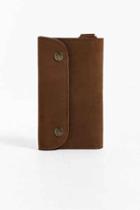 Urban Outfitters Brixton Coast Wallet,brown,one Size