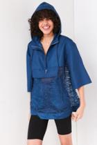 Urban Outfitters Kimchi Blue Mixed Lace Popover Windbreaker Jacket