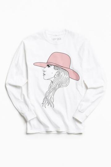Urban Outfitters Lady Gaga Sketch Long Sleeve Tee