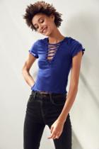 Project Social T Amelia Lace-up Tee