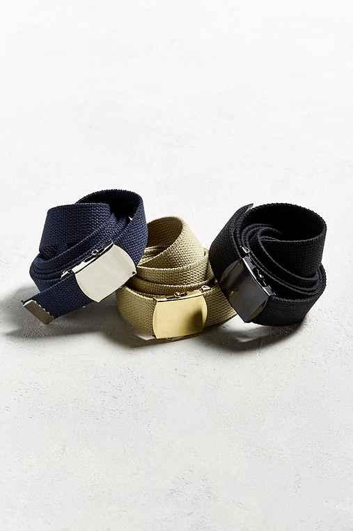 Urban Outfitters Rothco Web Belt 3-pack,assorted,one Size