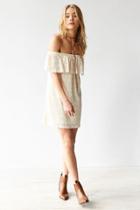 Kimchi Blue Lace Ruffle Off-the-shoulder Mini Dress