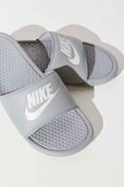 Urban Outfitters Nike Benassi Jdi Slide,grey,10