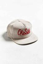 Urban Outfitters Vintage Ohio State Strapback Hat,grey,one Size