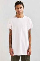Urban Outfitters Feathers Heavy Roll Sleeve Tee,blush,s