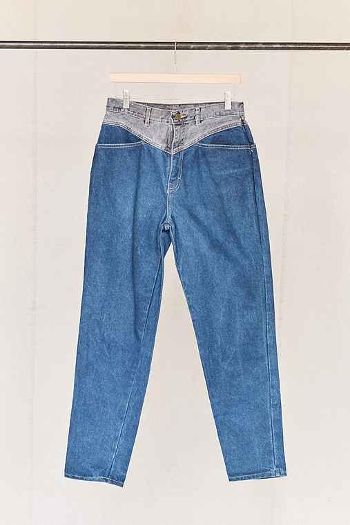 Urban Outfitters Vintage Jordache Contrast Jean,assorted,one Size