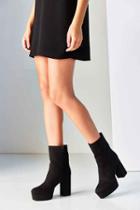 Urban Outfitters Michelle Platform Boot,black,10