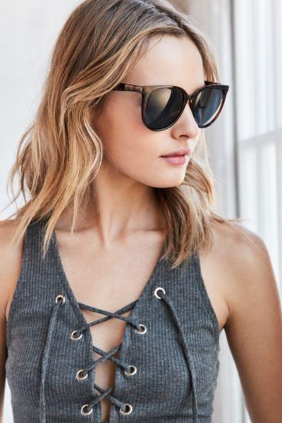 Urban Outfitters Scarlett Slim Oversized Frame Sunglasses