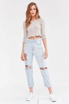 Bdg Girlfriend High-rise Jean - Light Blue Slash