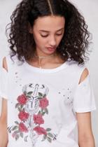 Urban Outfitters Truly Madly Deeply Snake And Sword Destroyed Tee