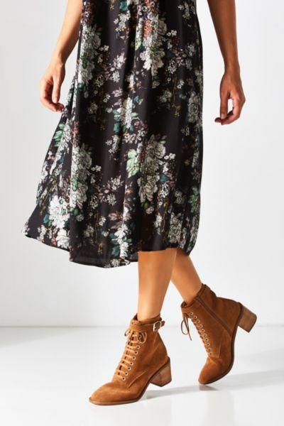 Urban Outfitters Karen Suede Lace-up Ankle Boot