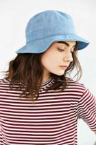 Urban Outfitters Denim Bucket Hat,light Blue,one Size