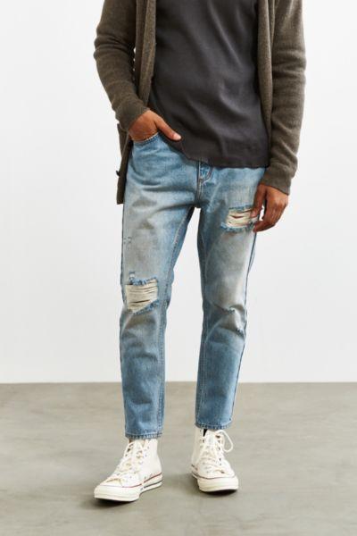 Rolla&apos;s Rolla's X Uo Destroyed Stonewash Stubbs Cropped Jean