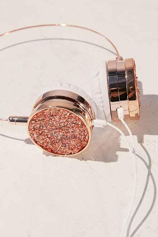 Urban Outfitters Skinnydip Pyrite Headphones,rust,one Size