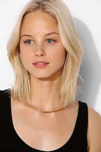 Slinky Gold Choker Necklace