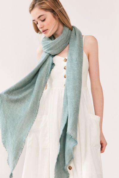 Urban Outfitters Soft Acid Wash Blanket Scarf