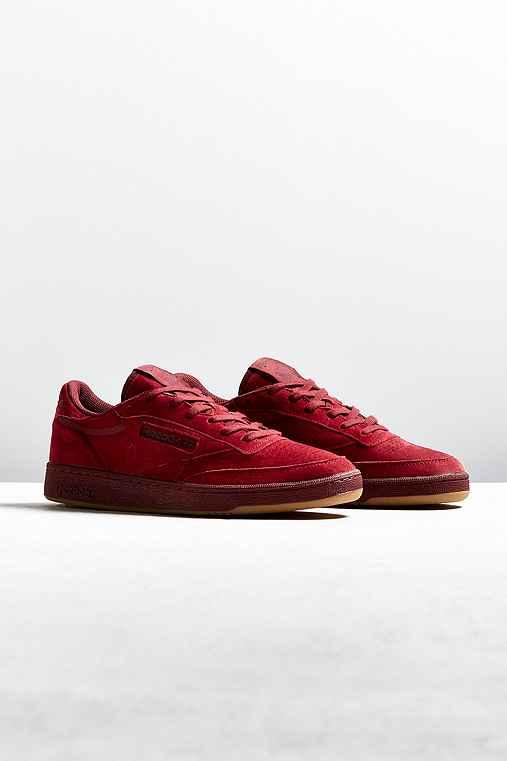 Urban Outfitters Reebok Club C 85 Tg Sneaker,maroon,m 8/w 9.5