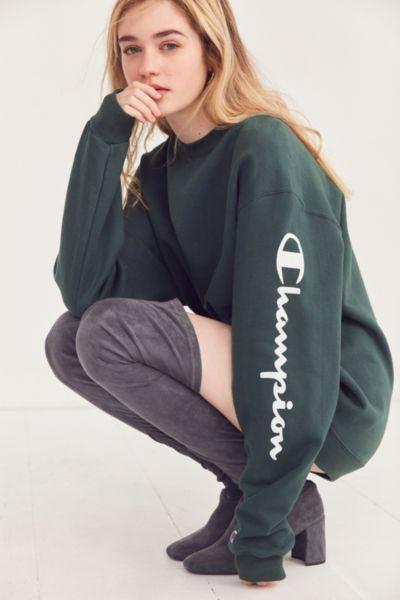 Urban Outfitters Champion + Uo Powerblend Crew-neck Sweatshirt