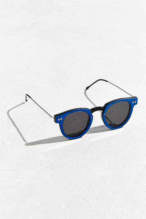 Urban Outfitters Spitfire Sharper Edge Sunglasses,green,one Size
