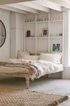 Urban Outfitters Bohemian Platform Bed,white,queen