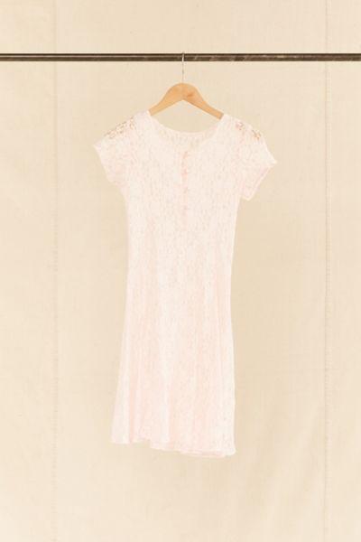Urban Outfitters Vintage Pink Lace Dress