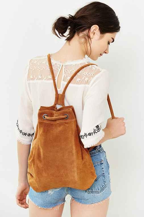 ecote Drawstring Hobo Backpack,brown,one Size