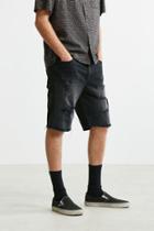 Urban Outfitters Bdg Destructed Washed Black Denim Short